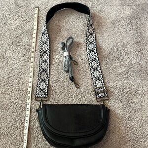 Guitar strap crossbody bag